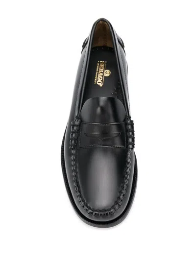 Sebago Black Pull-on Loafers