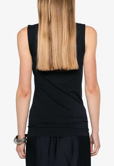 Wolford Aurora Sleeveless Top Clothing In Navy