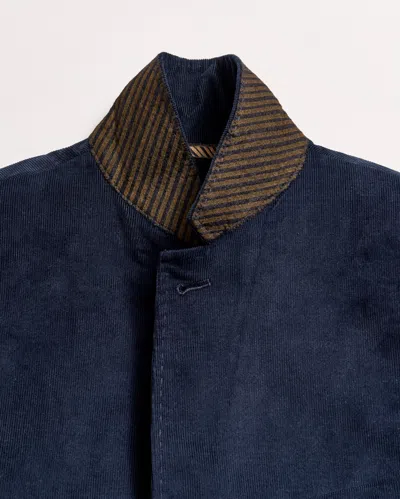 Billy Reid Micro Cord Walton Jacket In Navy