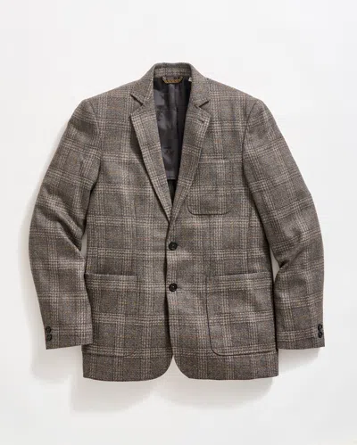 Billy Reid Mouline Flannel Plaid Archie Jacket In Charcoal Multi