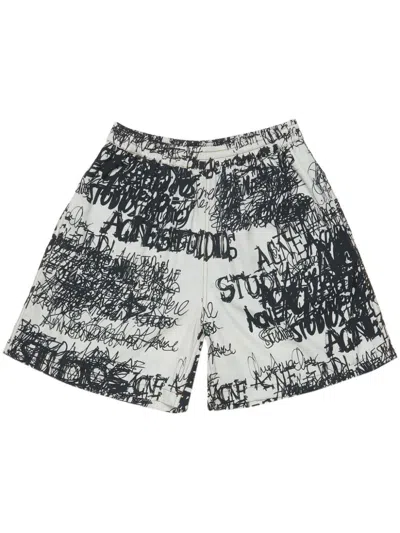 Acne Studios Abstract Pattern Print Shorts