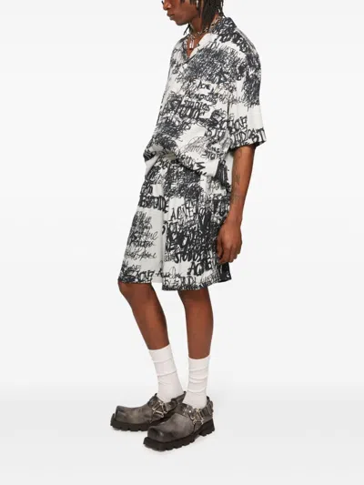 Acne Studios Abstract Pattern Print Shorts