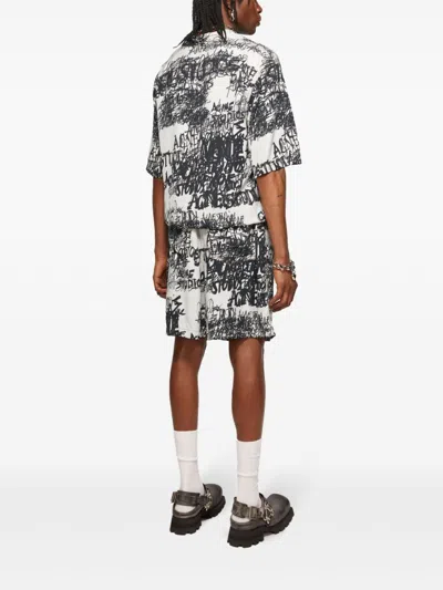 Acne Studios Abstract Pattern Print Shorts