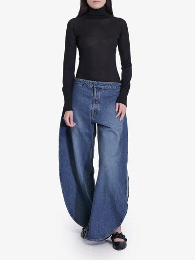 Alaïa Womens Alaia Second Skin Rhinestone Woven-blend Body