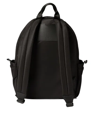 Ami Alexandre Mattiussi Sleek Backpack With Padded Mesh Separation