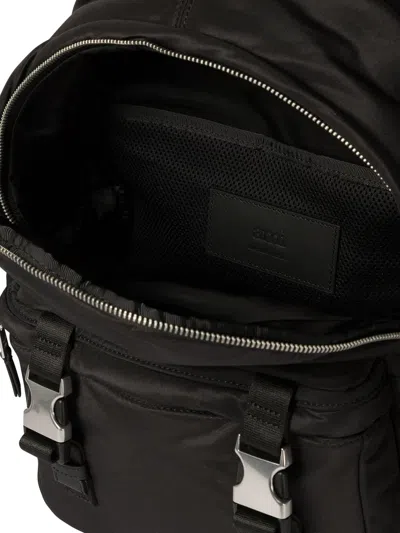 Ami Alexandre Mattiussi Sleek Backpack With Padded Mesh Separation