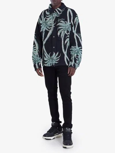 Amiri Twisted Palms Tapestry Overshirt