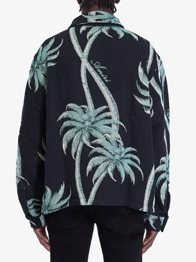 Amiri Twisted Palms Tapestry Overshirt