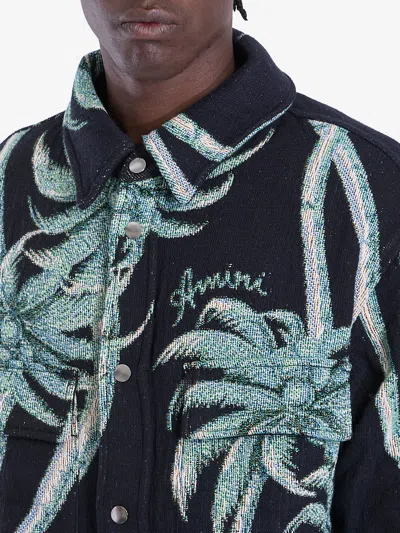 Amiri Twisted Palms Tapestry Overshirt
