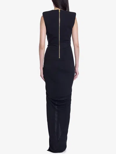 Balmain Tailored Gown With Embossed Button Details