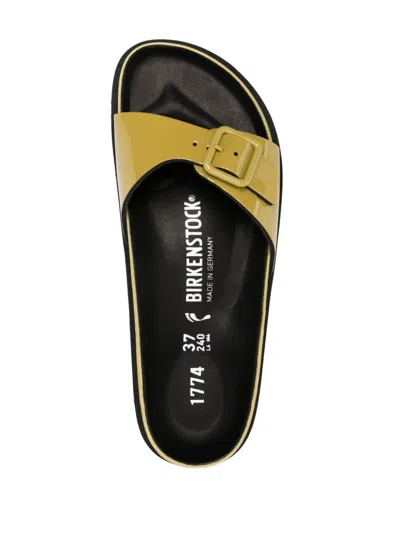 Birkenstock Madrid Shiny Patent Leather Slides Shoes