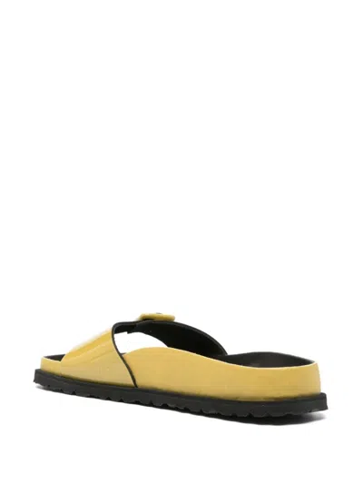 Birkenstock Madrid Shiny Patent Leather Slides Shoes