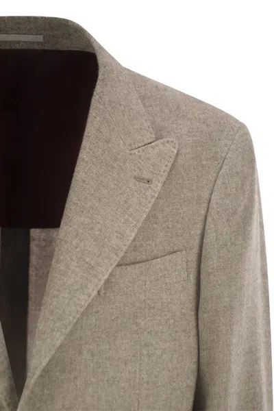 Brunello Cucinelli Men Deconstructed Jacket In Yack