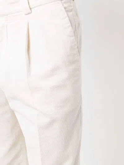Brunello Cucinelli Leisure Fit Trousers In Garment Dyed Cotton Corduroy With Darts