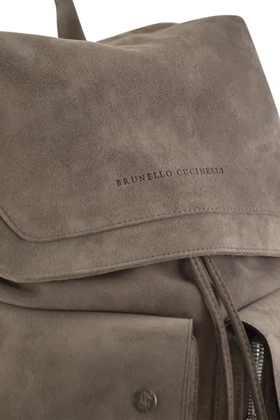 Brunello Cucinelli Suede Backpack