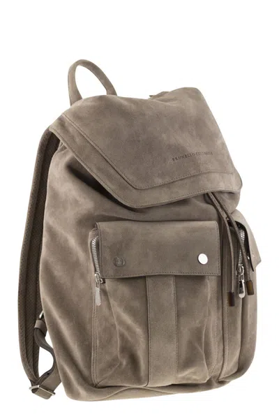 Brunello Cucinelli Suede Backpack