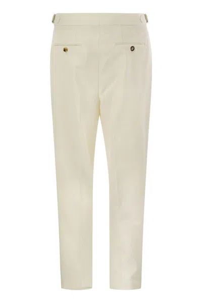 Brunello Cucinelli Cotton Corduroy Straight Pants