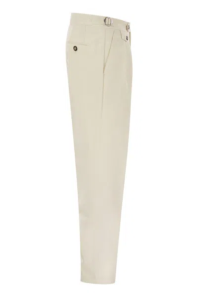 Brunello Cucinelli Cotton Corduroy Straight Pants