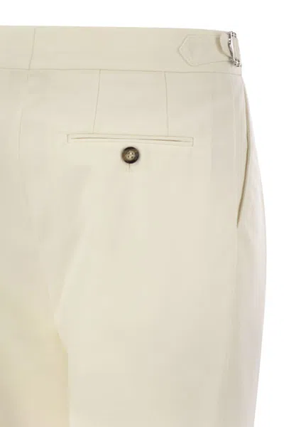 Brunello Cucinelli Cotton Corduroy Straight Pants
