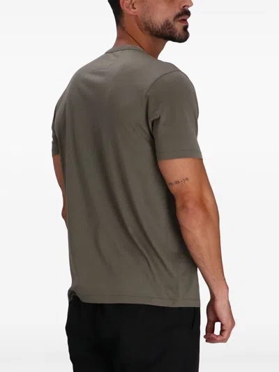 C.p. Company Crew Neck Cotton T-shirt Patch