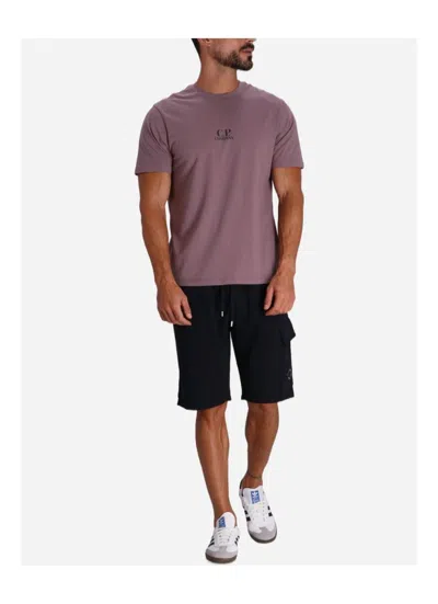 C.p. Company C.p.company Light Fleece Lens Short In Blue