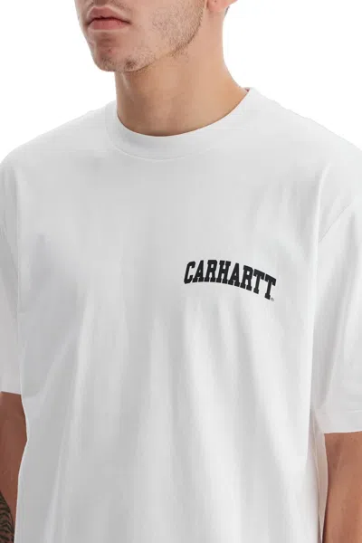 Carhartt White University Script T-shirt
