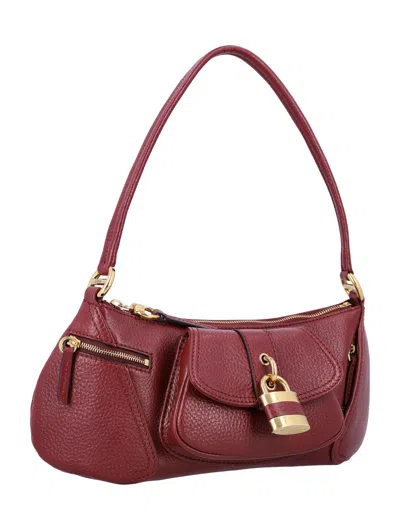 Chloé The 99 Shoulder Bag In Shiny Grained Calfskin