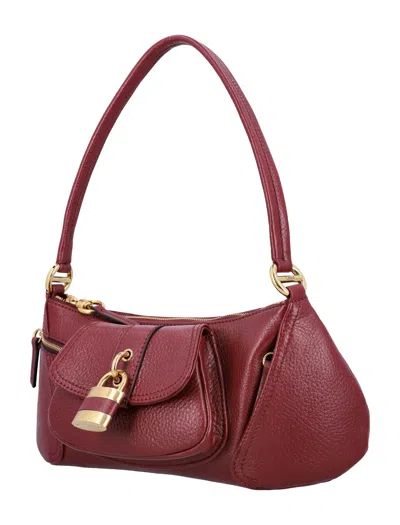 Chloé The 99 Shoulder Bag In Shiny Grained Calfskin