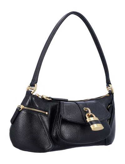 Chloé The 99 Embellished Textured-leather Shoulder Bag