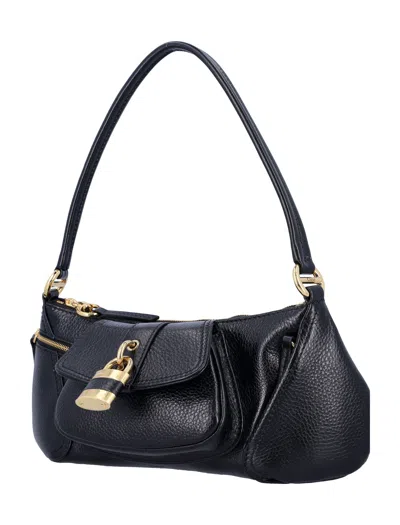 Chloé The 99 Embellished Textured-leather Shoulder Bag