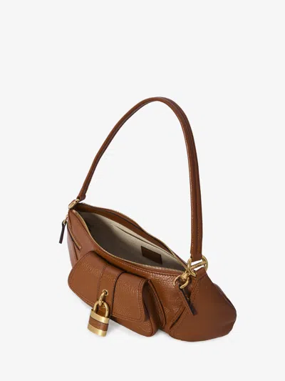 Chloé The 99 Shoulder Bag In Shiny Grained Calfskin