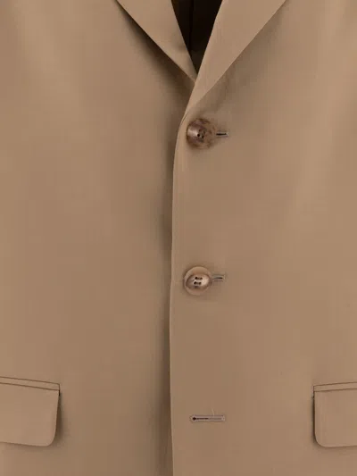 Comme Des Garçons Homme Deux Oversized Blazer With Notch Lapel And Flap Pockets