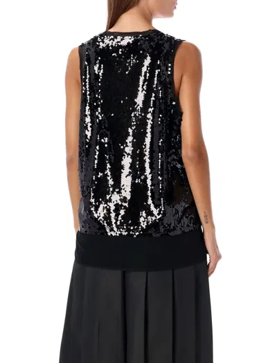 Comme Des Garçons Sequin Tank Top