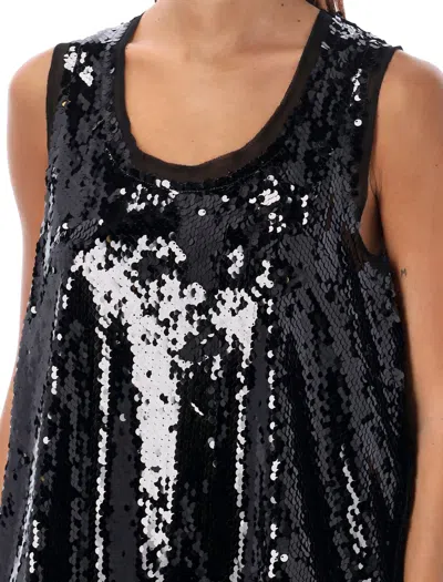 Comme Des Garçons Sequin Tank Top