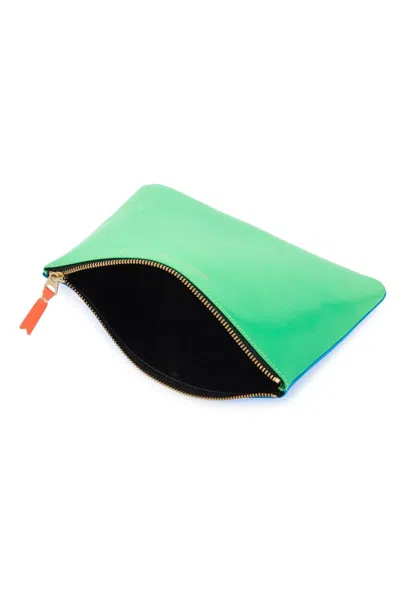 COMME DES GARÇONS COMME DES GARÇONS WALLET SUPER FLUO POUCH 