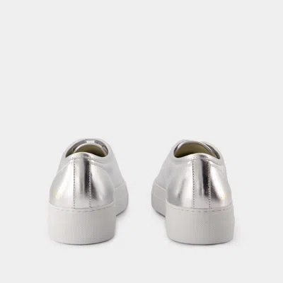 Common Projects Tournament Low Metallic-leather Sneakers