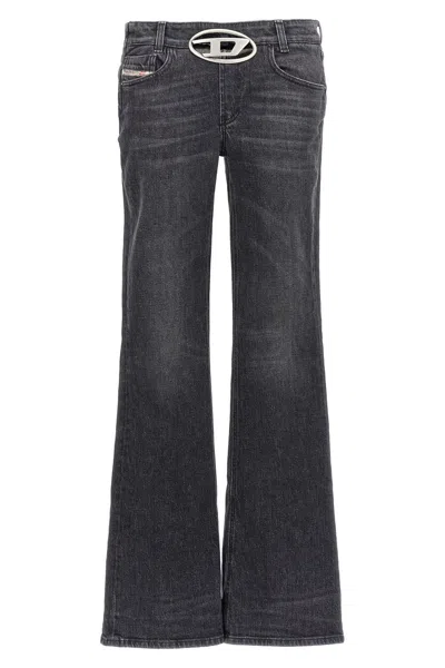 Diesel Cotton Jeans With Metal Oval-d Logo