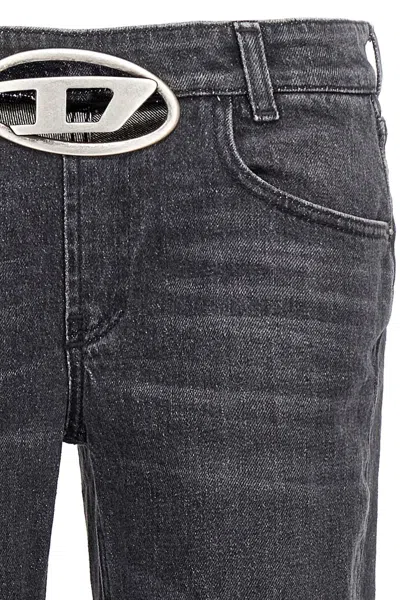 Diesel Cotton Jeans With Metal Oval-d Logo
