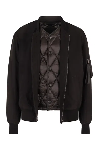 Dolce & Gabbana Bomber Jacket In Technical Fabric