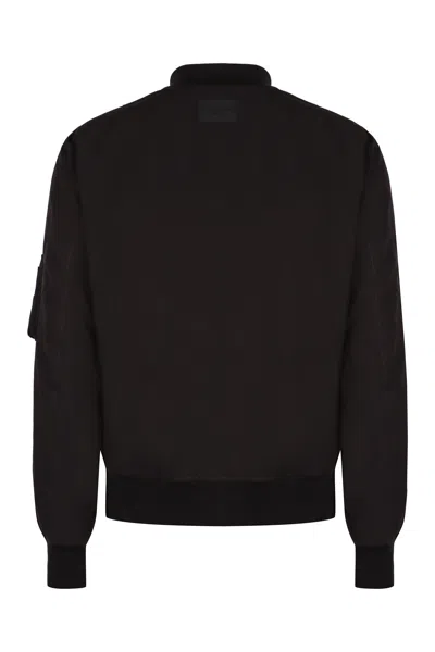 Dolce & Gabbana Bomber Jacket In Technical Fabric