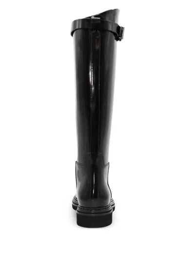 Dolce & Gabbana Logo-plaque Equestrian Boots