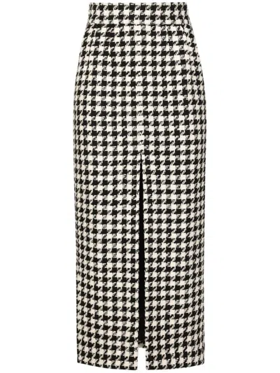 Dolce & Gabbana Macro Pattern Maxi Skirt