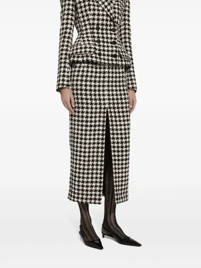 Dolce & Gabbana Macro Pattern Maxi Skirt