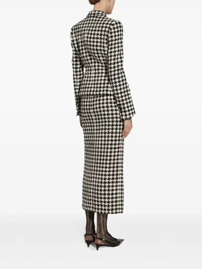 Dolce & Gabbana Macro Pattern Maxi Skirt