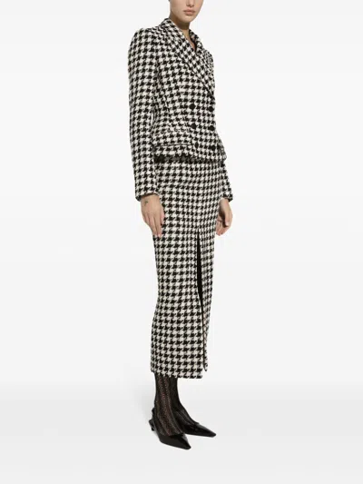 Dolce & Gabbana Macro Pattern Maxi Skirt