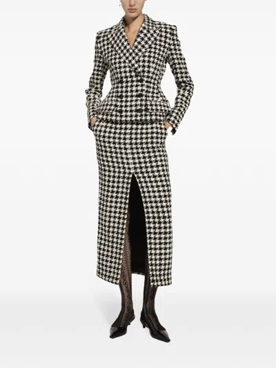 Dolce & Gabbana Macro Pattern Maxi Skirt