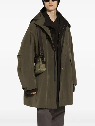 Dolce & Gabbana Unlined Technical Fabric Parka With Hood