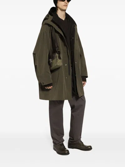 Dolce & Gabbana Unlined Technical Fabric Parka With Hood