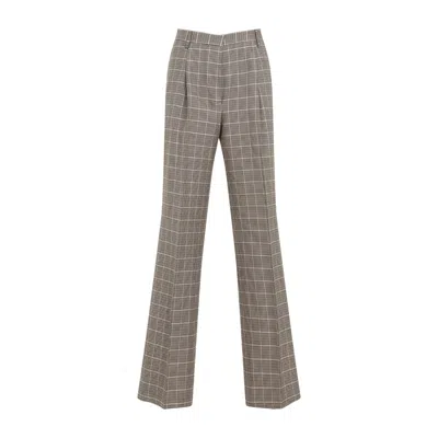 Dries Van Noten Portia Checked Pants