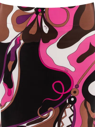 Pucci Orchidee-print Pencil Skirt